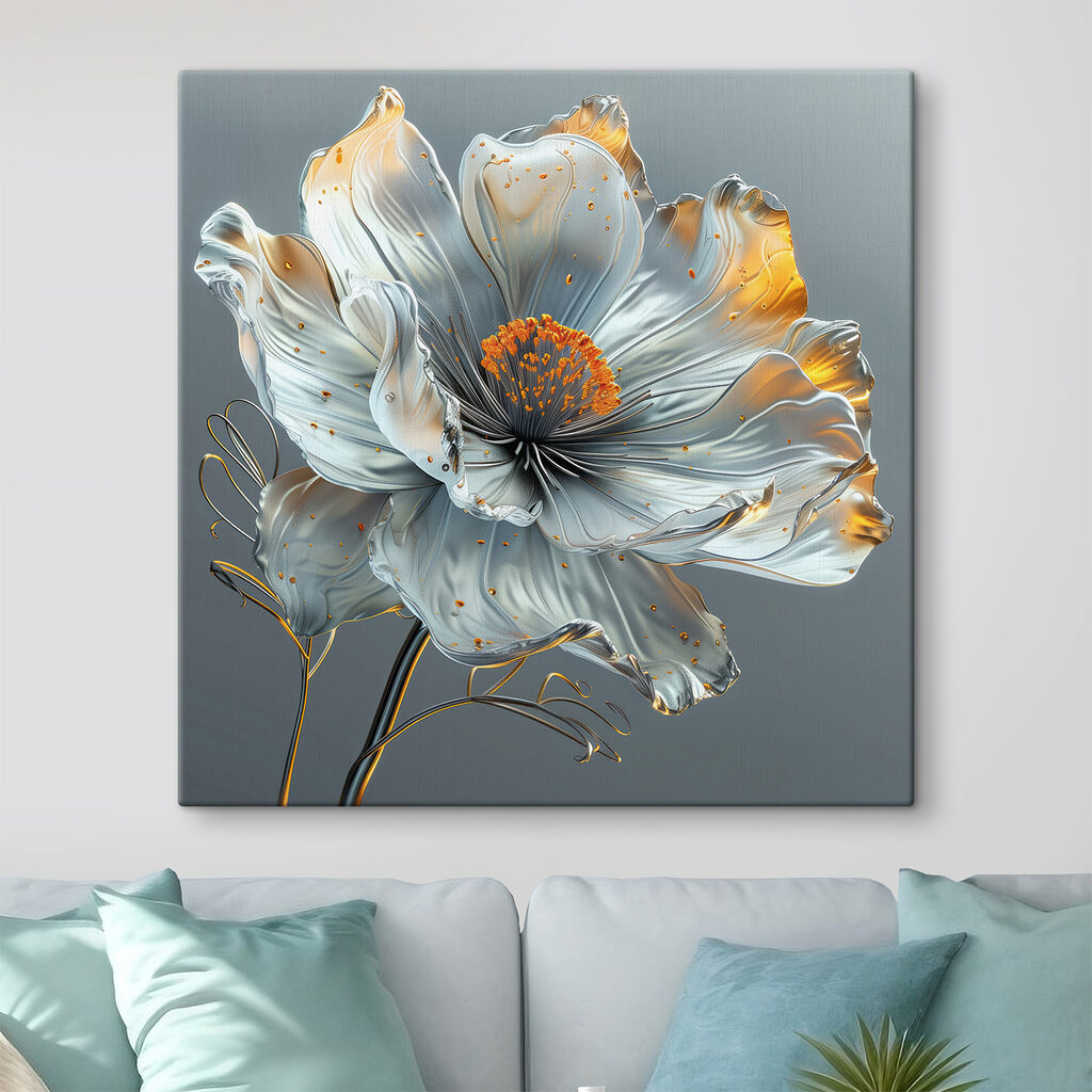 Elegant flower with delicate details
