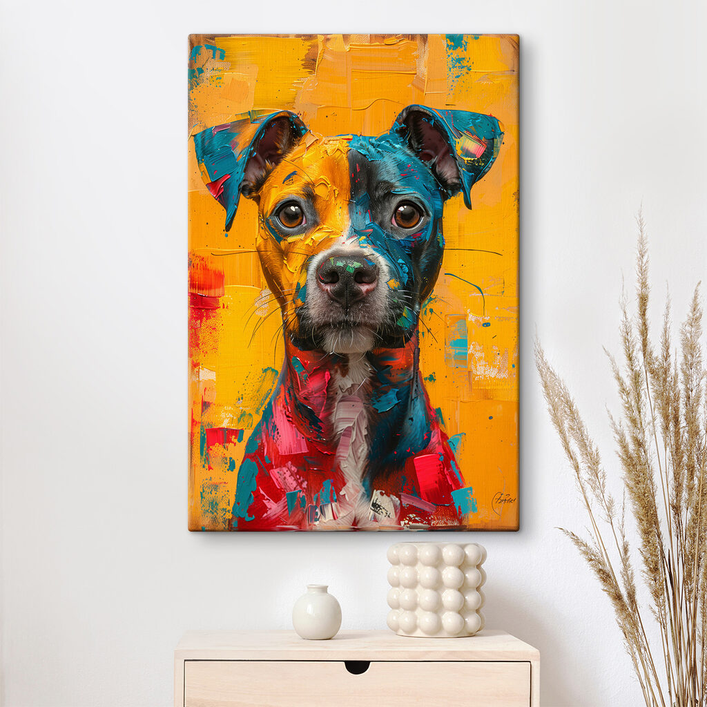 Painting of a dog Painting of a dog