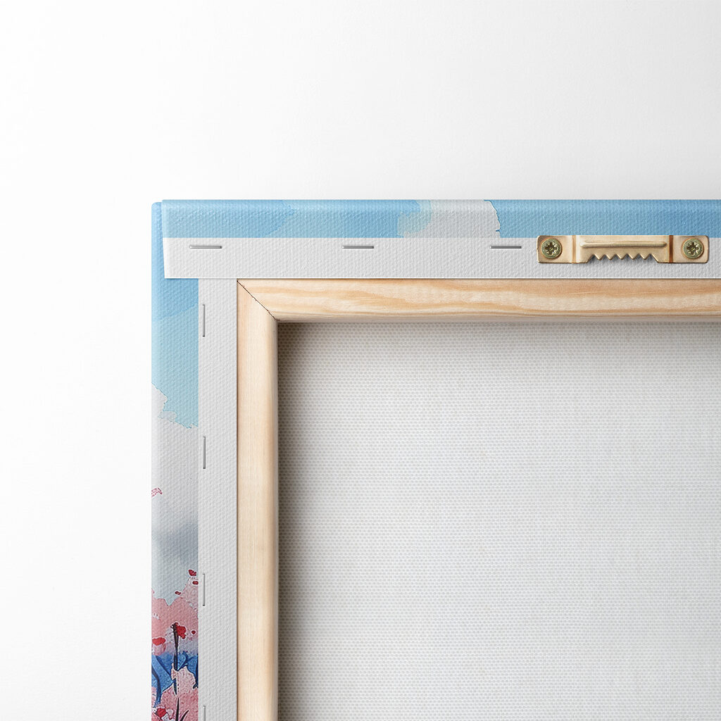 Mount Fuji with pink flowers Mount Fuji with pink flowers