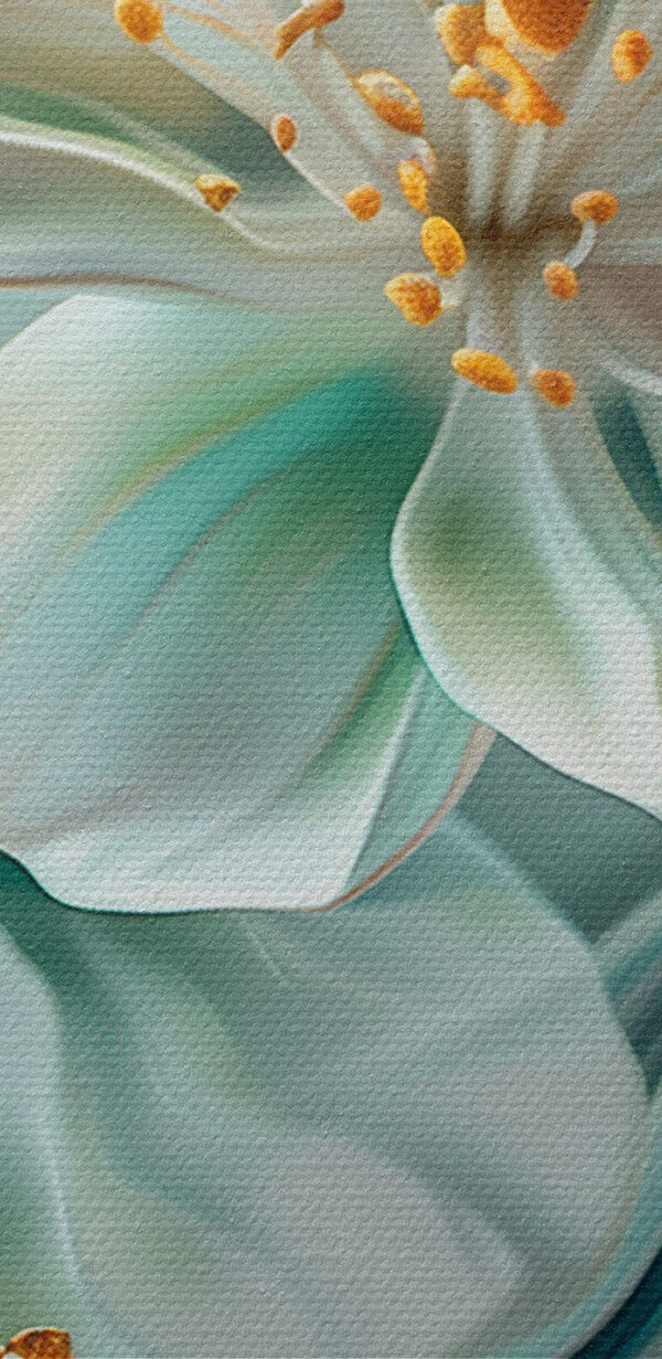Delicate blooms in tranquil waters