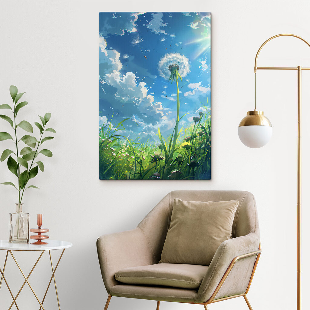 Dandelion in the sky