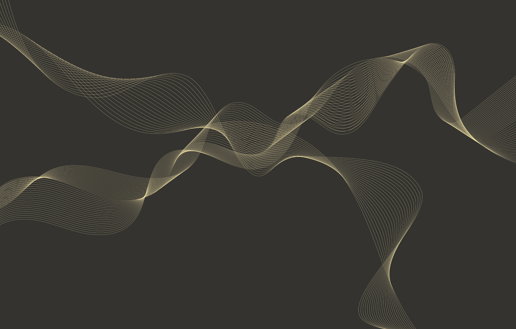Flowing lines on dark background