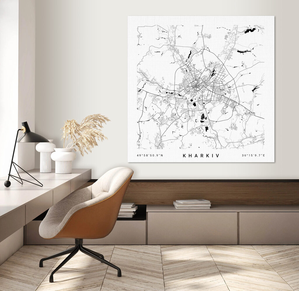 Map of a city Map of a city