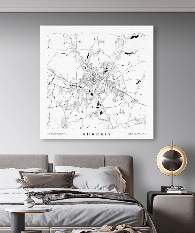 Map of a city Map of a city