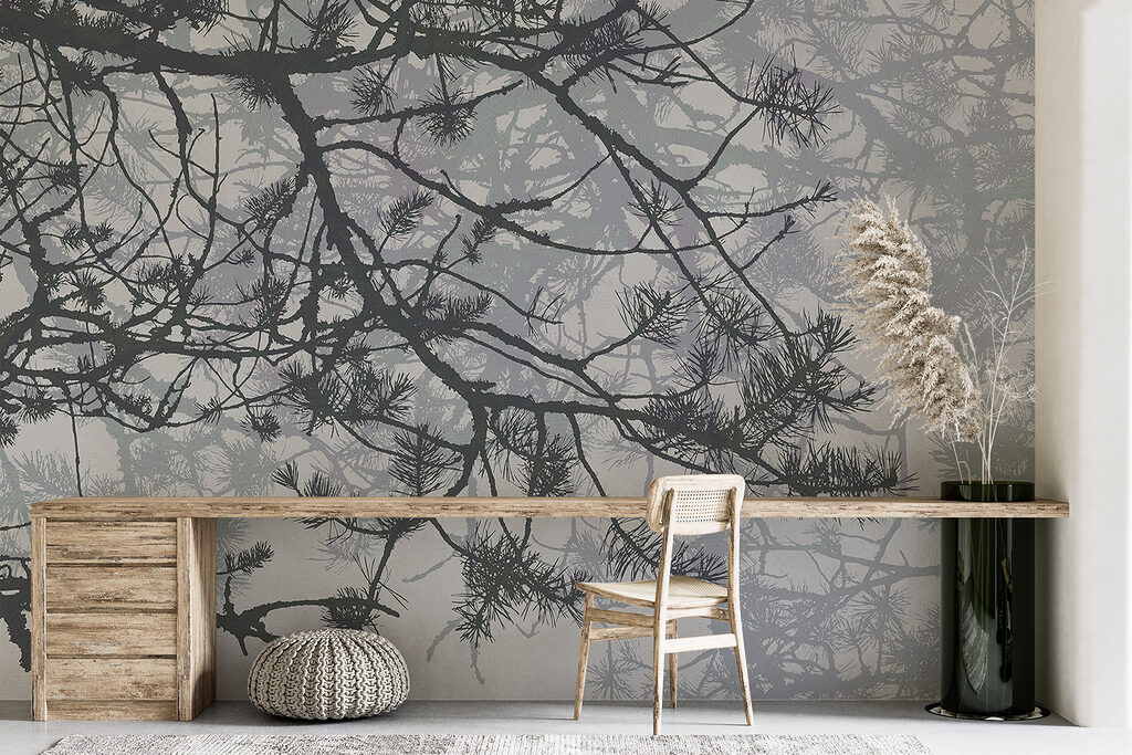 Tree branches with needles