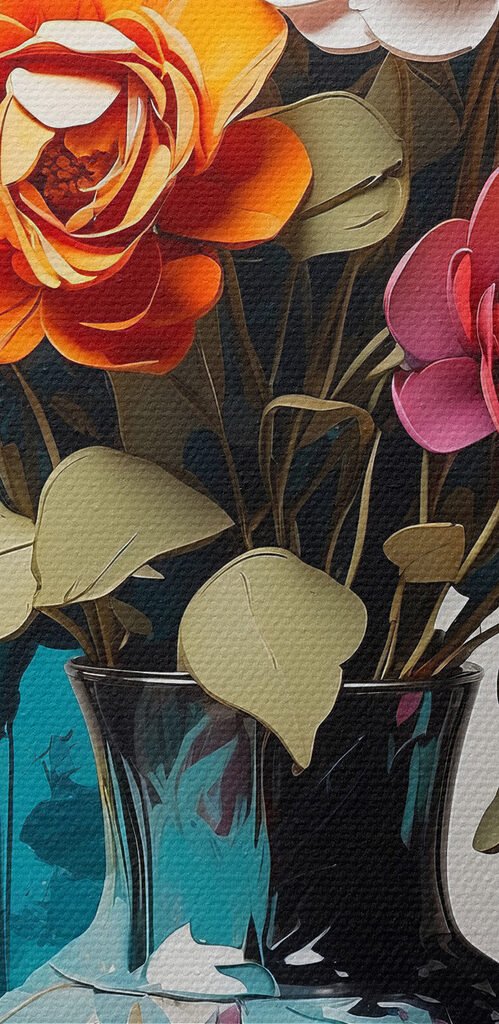 Vase with flowers in it Vase with flowers in it