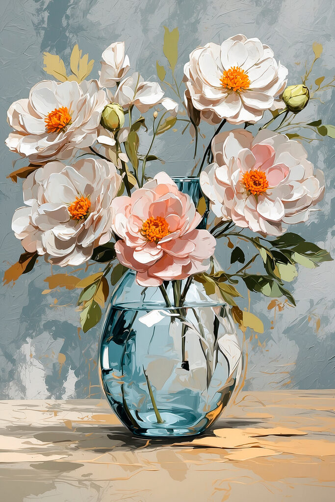 Vase with flowers in it Vase with flowers in it