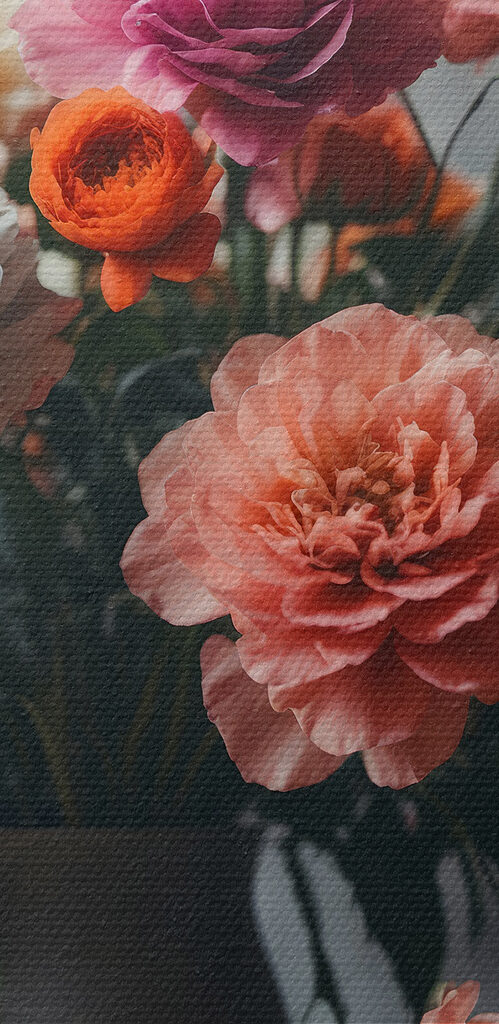 Vase of flowers on a table Vase of flowers on a table