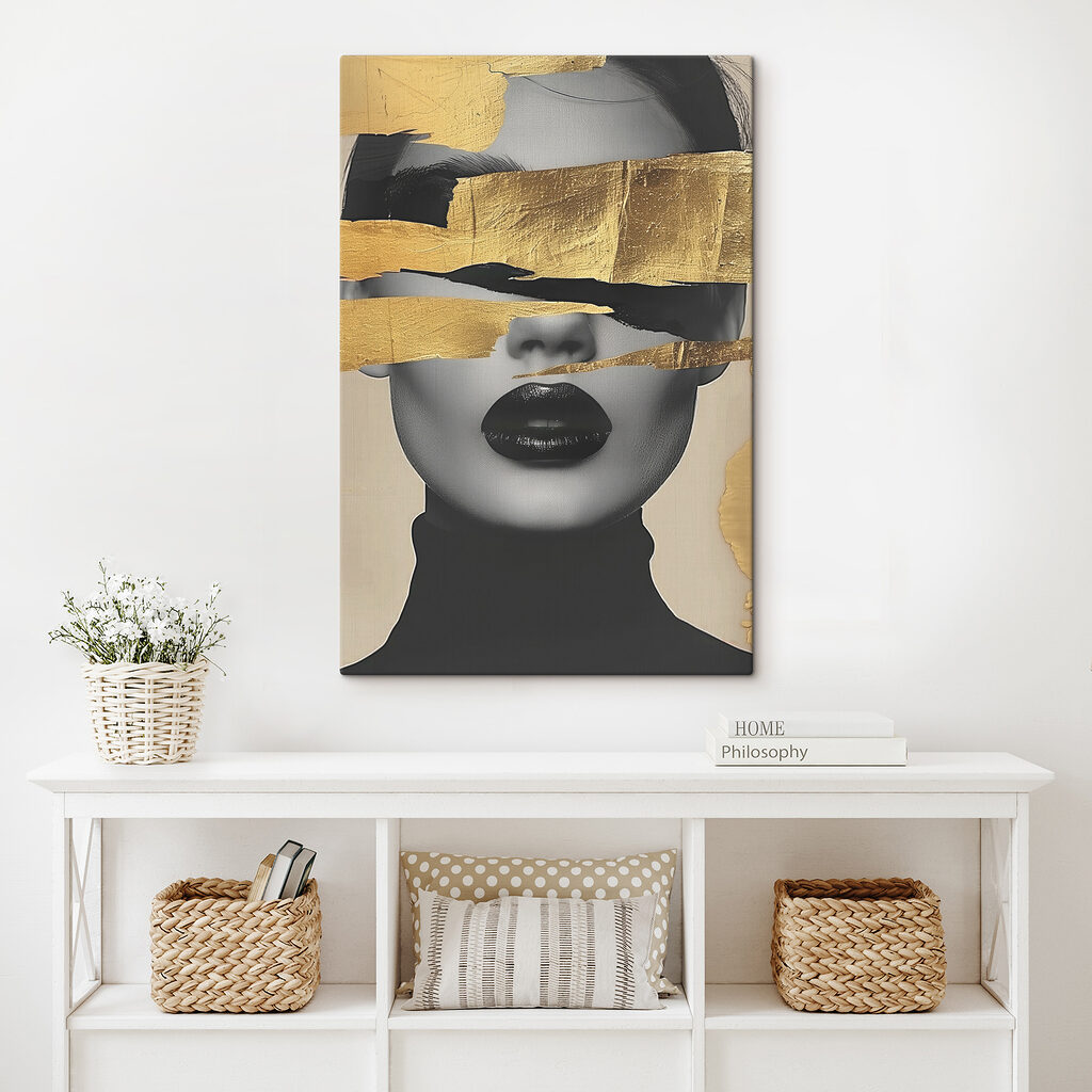 Abstract elegance with bold strokes Abstract elegance with bold strokes