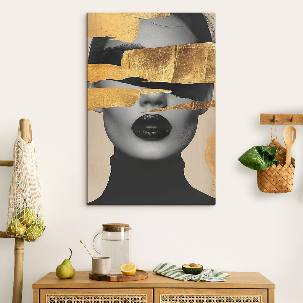 Abstract elegance with bold strokes Abstract elegance with bold strokes