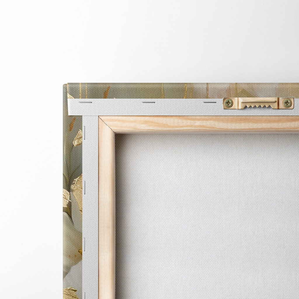 Elegant petals with metallic accents Elegant petals with metallic accents