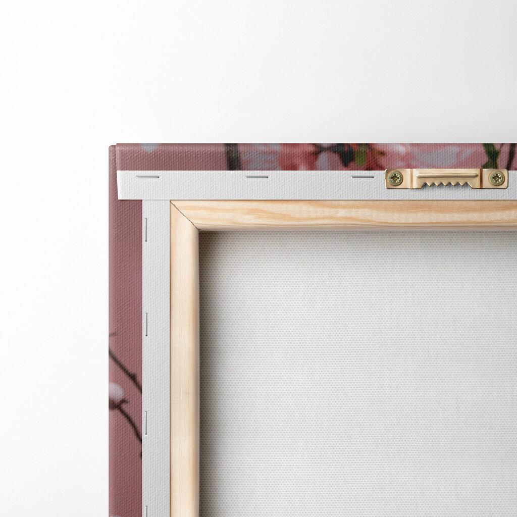 White snake with pink flowers