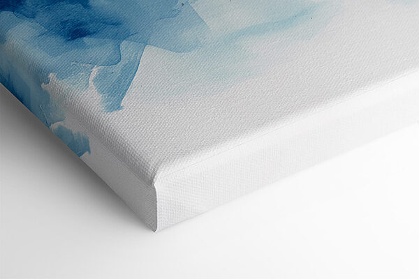 Blue and white watercolor Blue and white watercolor