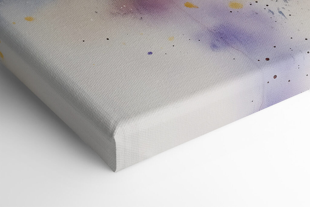 Close up of a painting