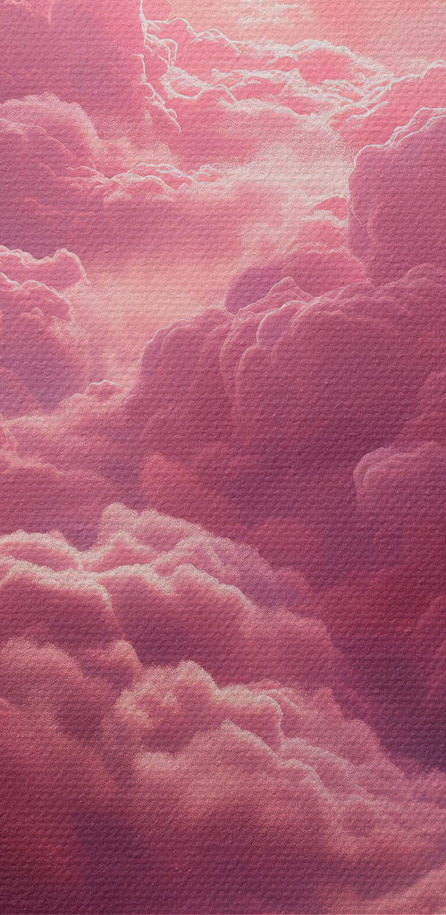 Pink clouds and the sun Pink clouds and the sun