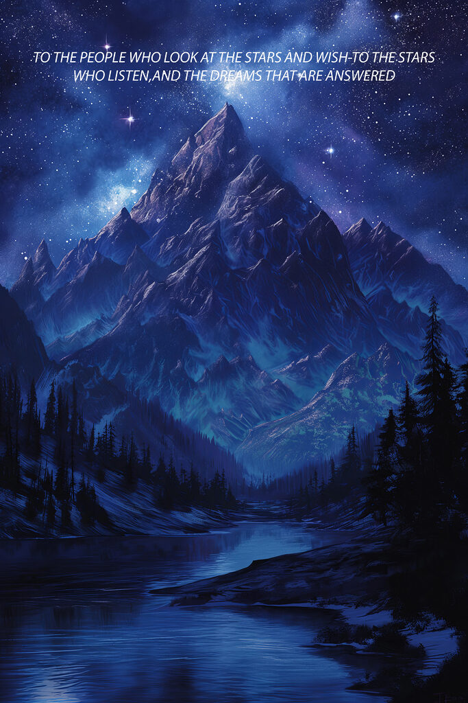 Mountain range with trees and a river Mountain range with trees and a river