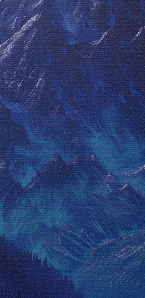 Mountain range with trees and a river Mountain range with trees and a river