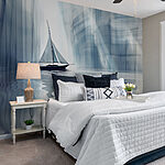 Фотошпалери Вітрильник на водоймі