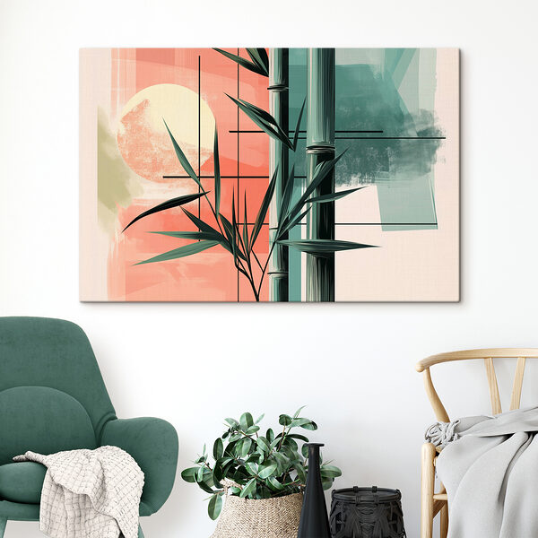Bamboo stems and leaves Bamboo stems and leaves