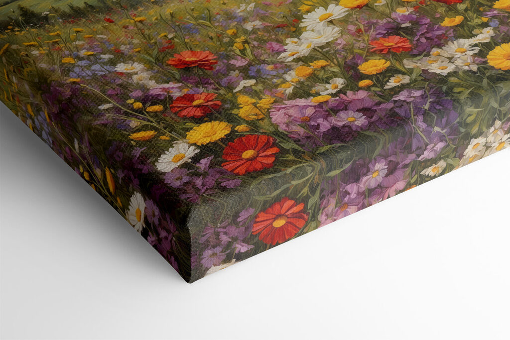 Field of colorful flowers Field of colorful flowers