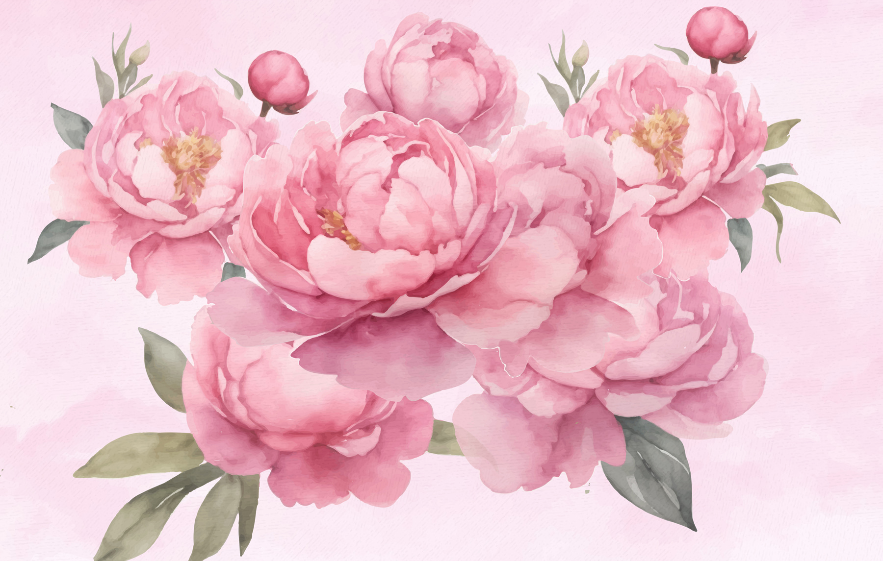 Group of pink flowers Group of pink flowers