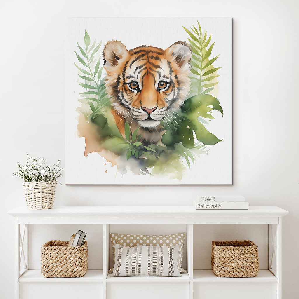 Tiger in the jungle