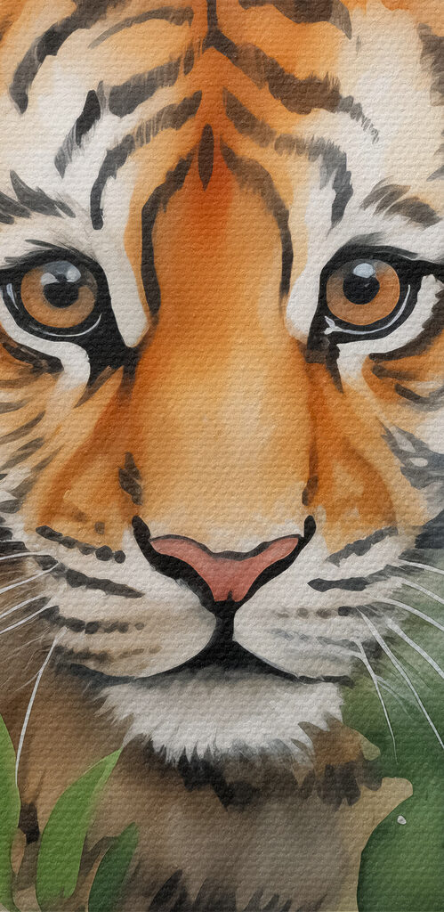 Tiger in the jungle