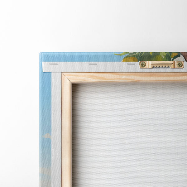 Painting of lemons on a table Painting of lemons on a table