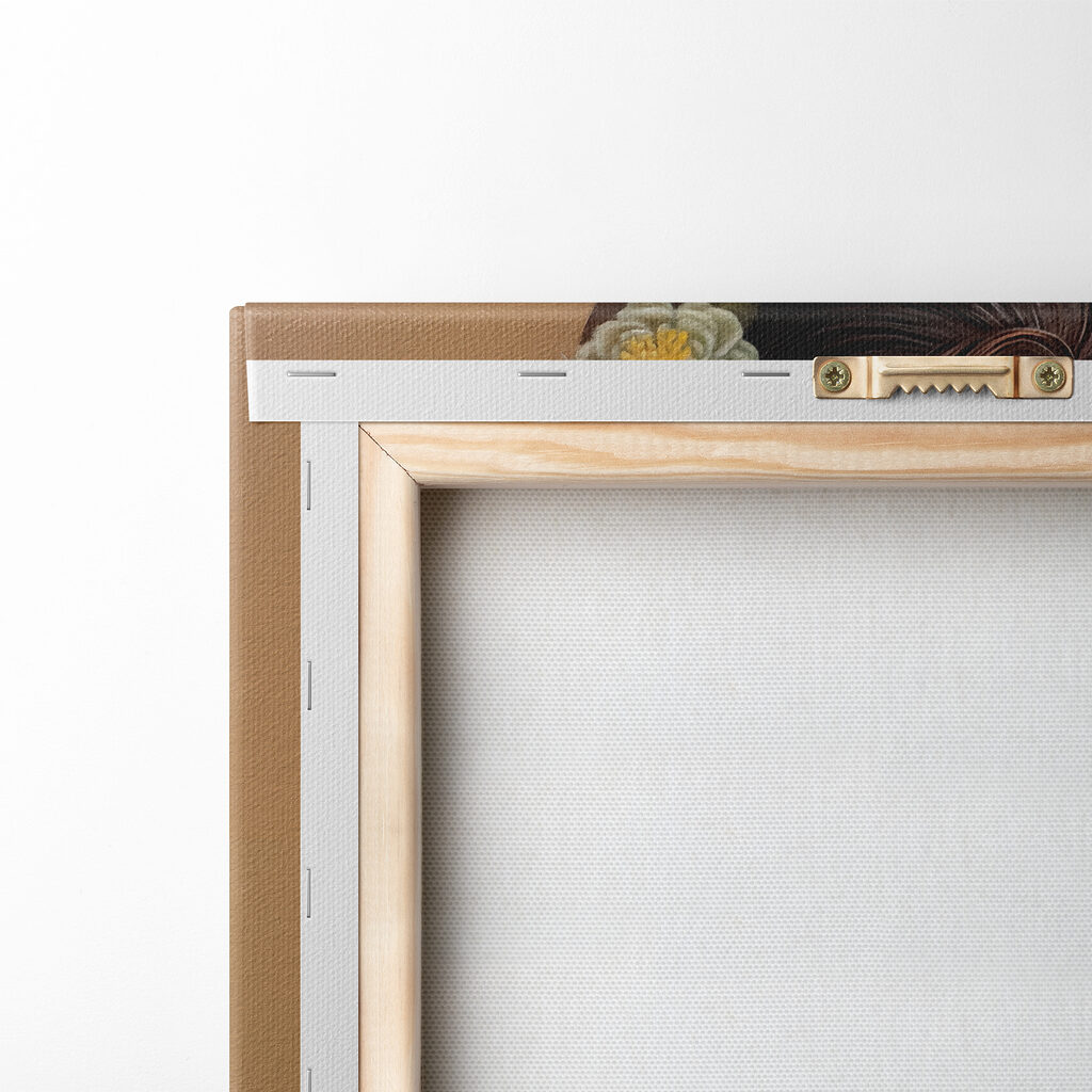 Woman holding flowers in her hair