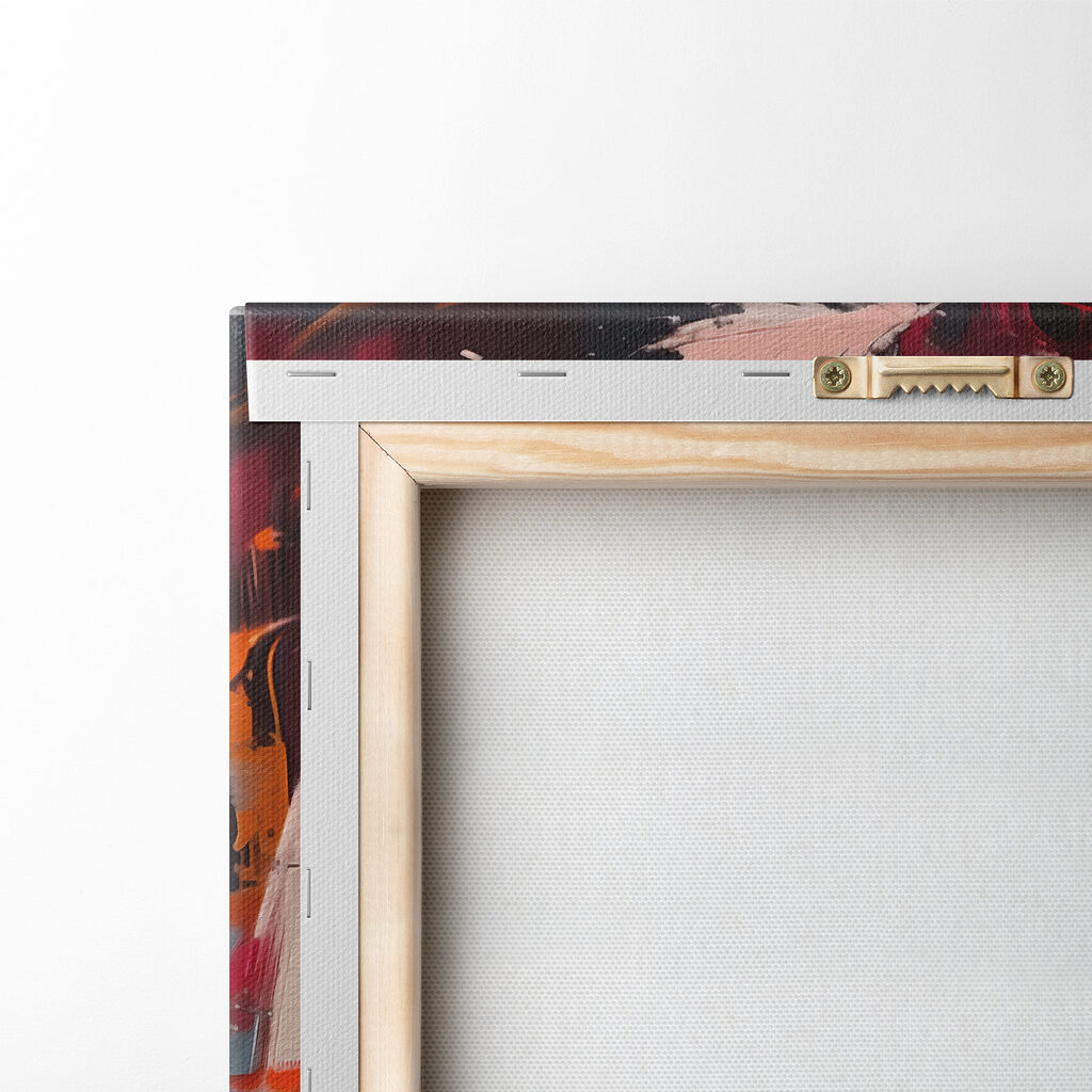 Woman with white hair and pink paint Woman with white hair and pink paint