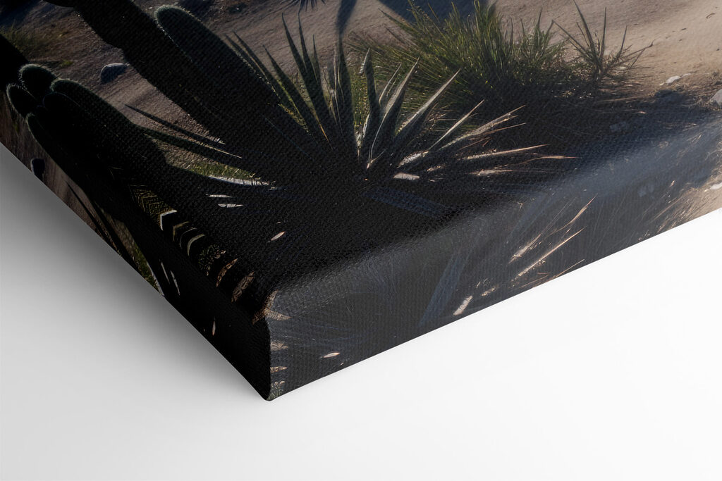 Cactus in a desert Cactus in a desert