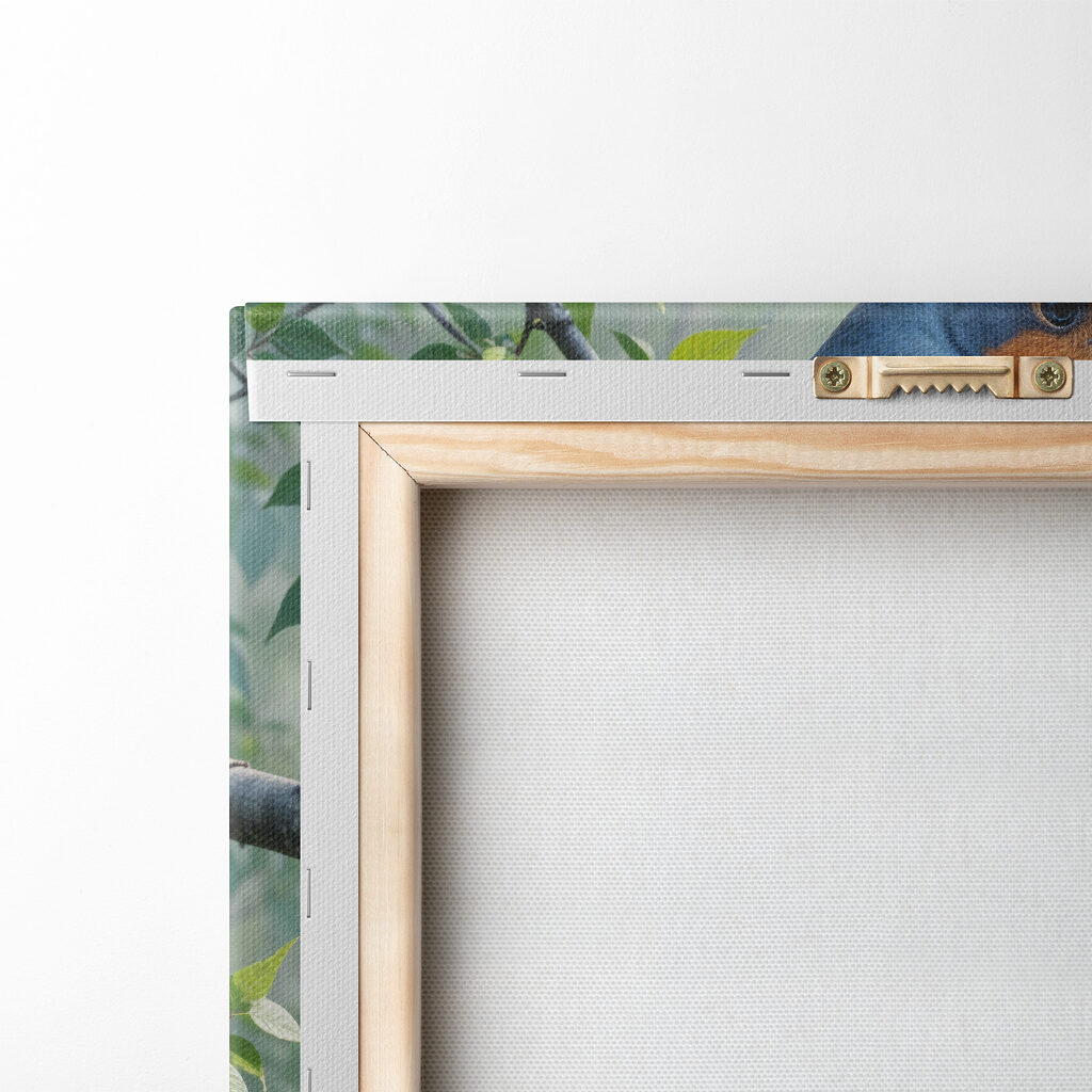 Two birds on a tree branch