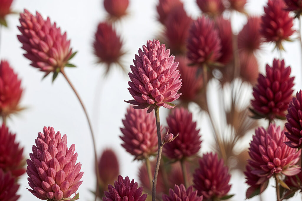 Group of pink flowers