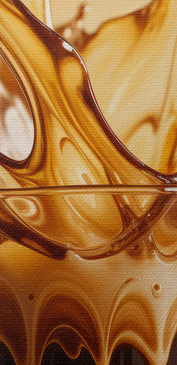 Glass of liquid with brown liquid splashing out Glass of liquid with brown liquid splashing out