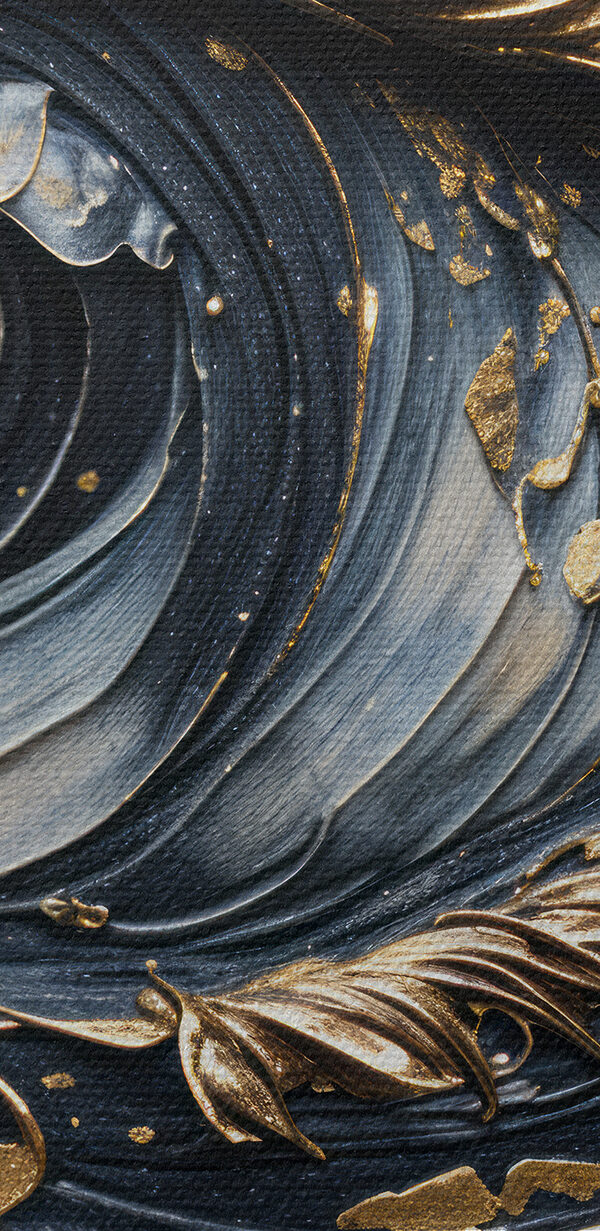 Close up of a painting Close up of a painting