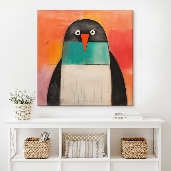 Painting of a penguin Painting of a penguin