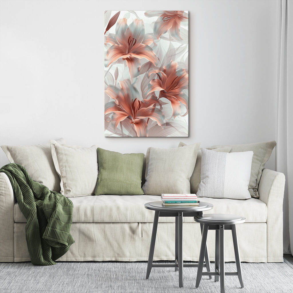 Elegant blooms in soft hues Elegant blooms in soft hues