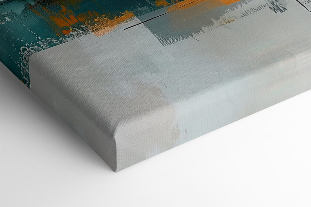 Painting of a boat in different colors Painting of a boat in different colors