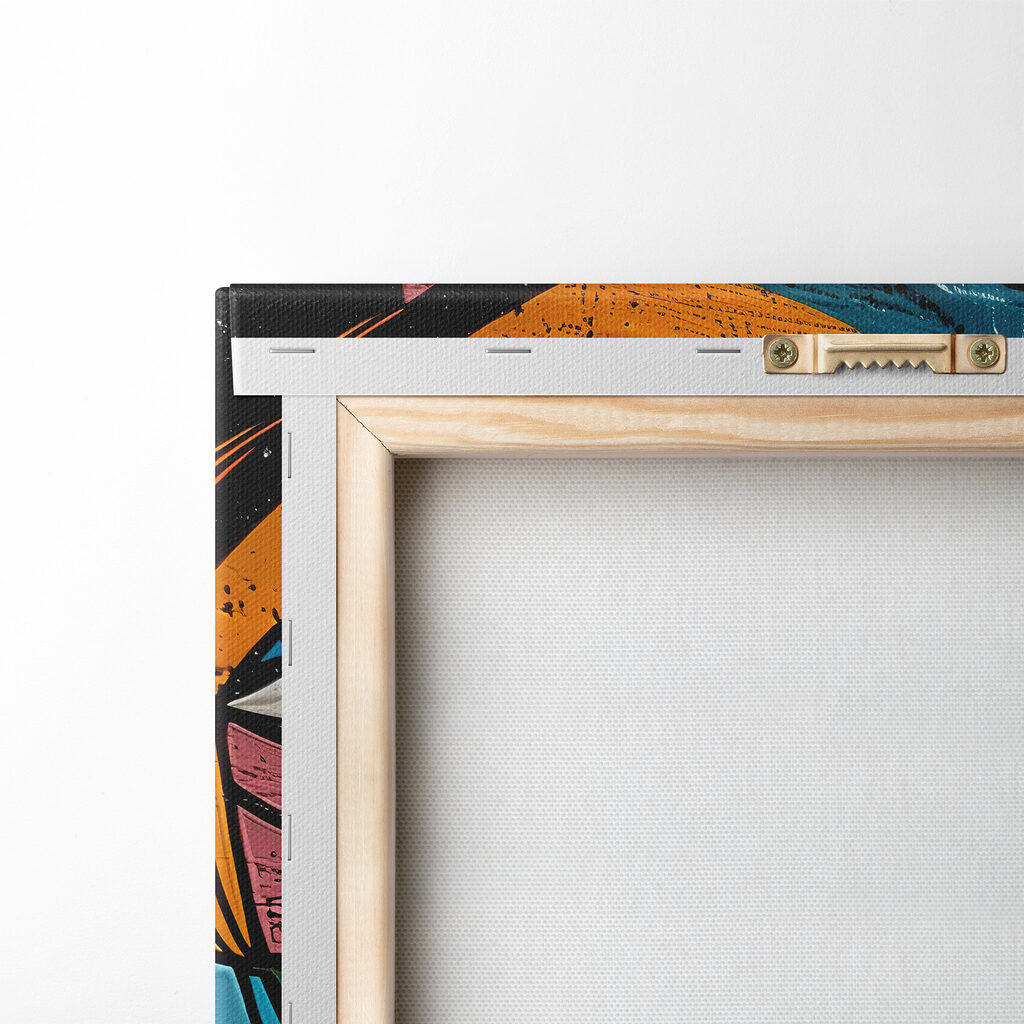 Colorful painting of a face Colorful painting of a face