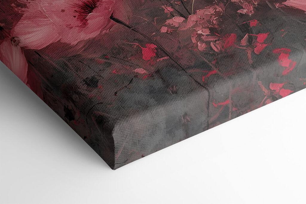 Field of pink flowers