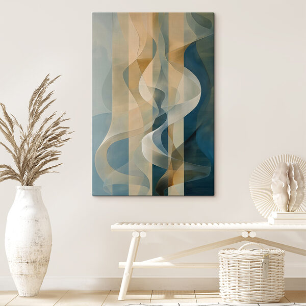 Colorful background with lines and curves