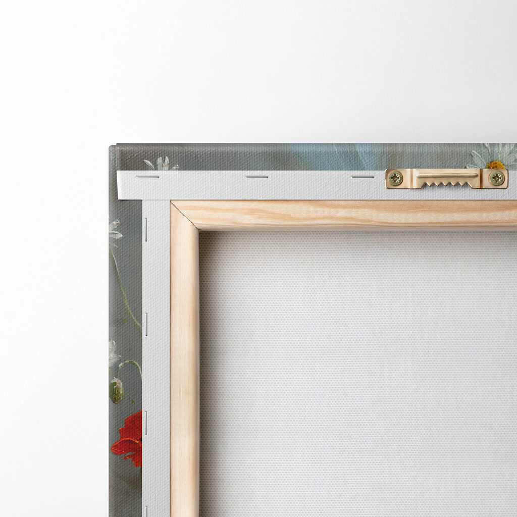 Painting of flowers in a basket