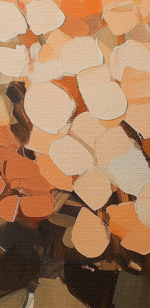 Painting of a bouquet of flowers Painting of a bouquet of flowers