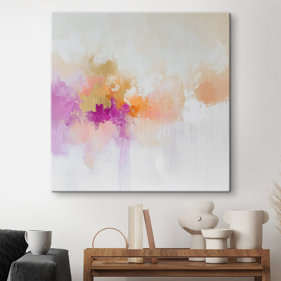 Painting of a colorful explosion Painting of a colorful explosion