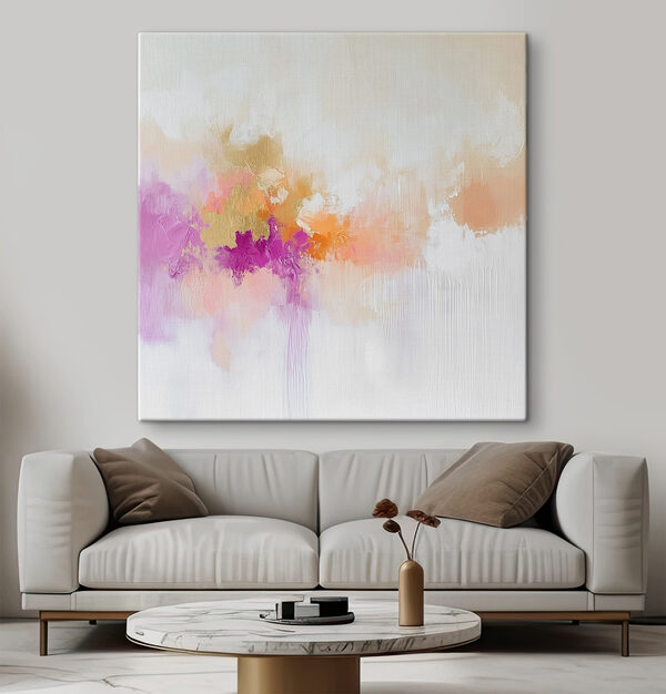 Painting of a colorful explosion Painting of a colorful explosion