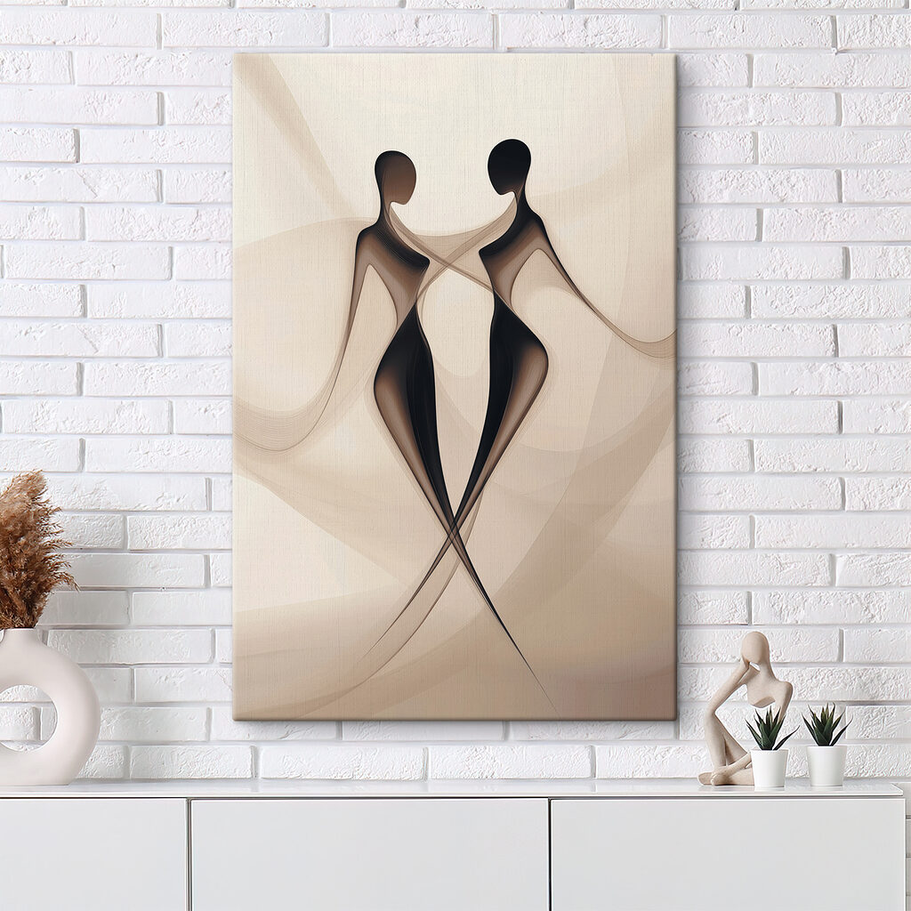 Couple of women in black and white