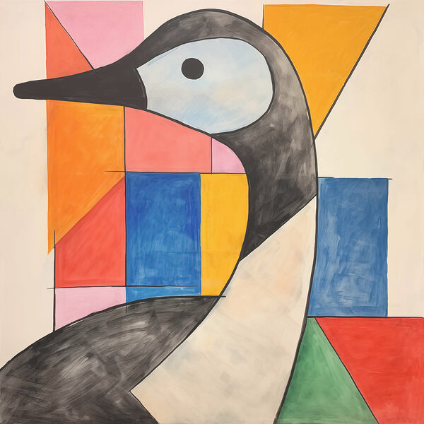 Painting of a bird Painting of a bird