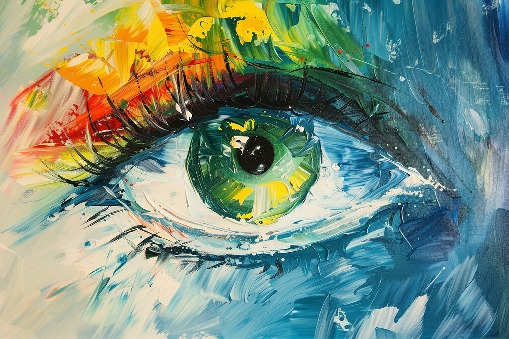 Painting of an eye