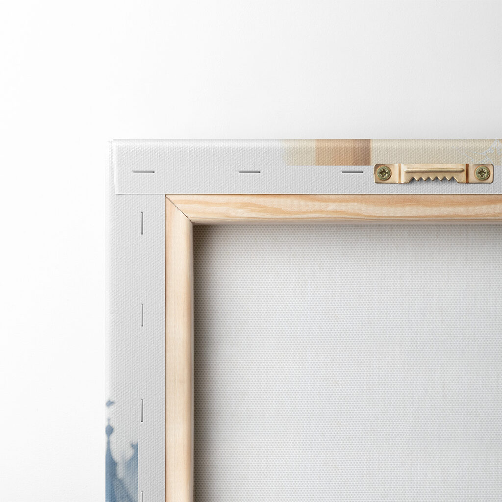 Cup of coffee and croissants on a table