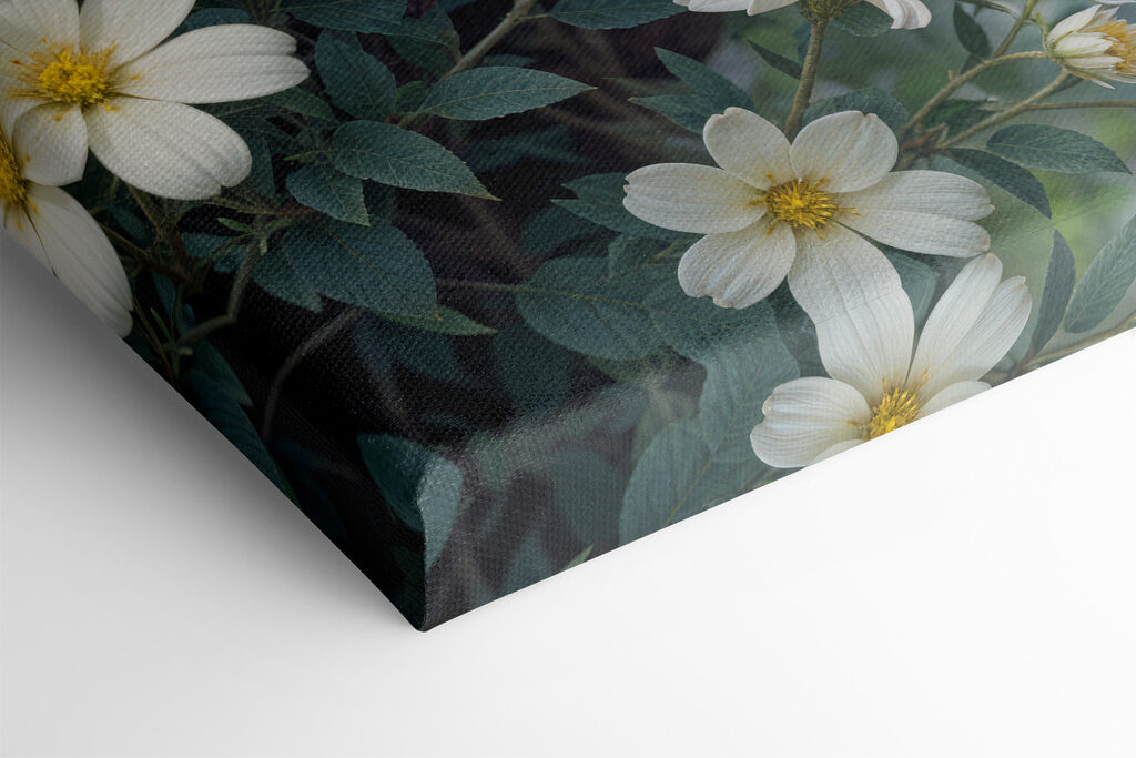 Group of white flowers Group of white flowers